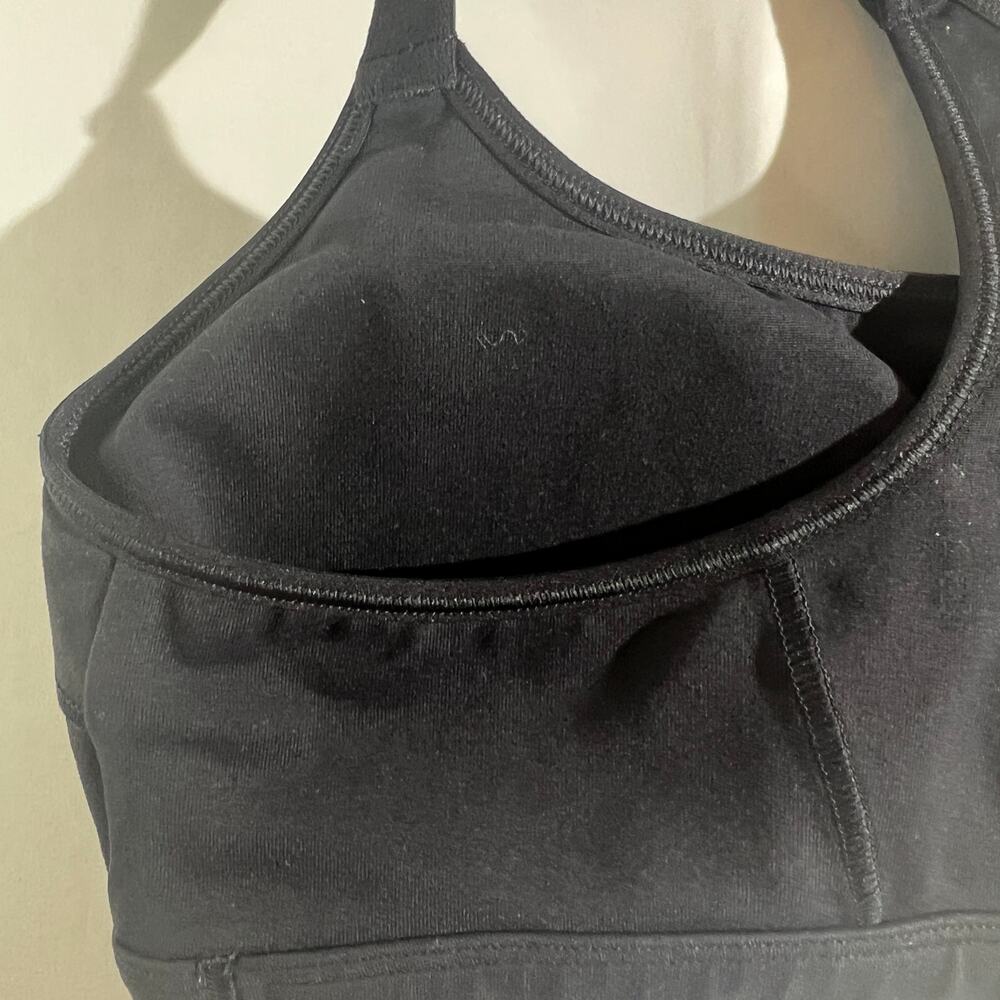 Under Armour Black Logo Strap Sports Bra Medium Women - Picture 6 of 7